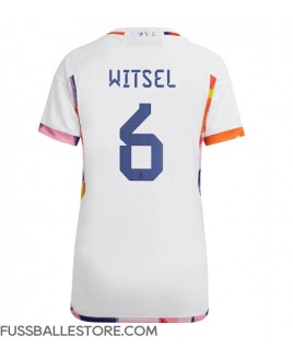 Günstige Belgien Axel Witsel #6 Auswärtstrikot Damen WM 2022 Kurzarm